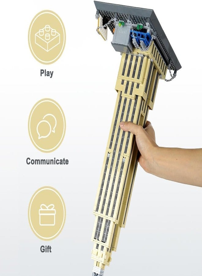 CIRBOX Empire State Building Block Set - 2129 PCS New York Landmark Architecture Model Kit | STEM Construction Blocks for Kids & Adults | Famous World Landmark Building Set - Image 4